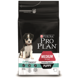 Pro Plan Puppy Medium (для щенков средних пород с чувствительным пищеварением, с ягненком)
